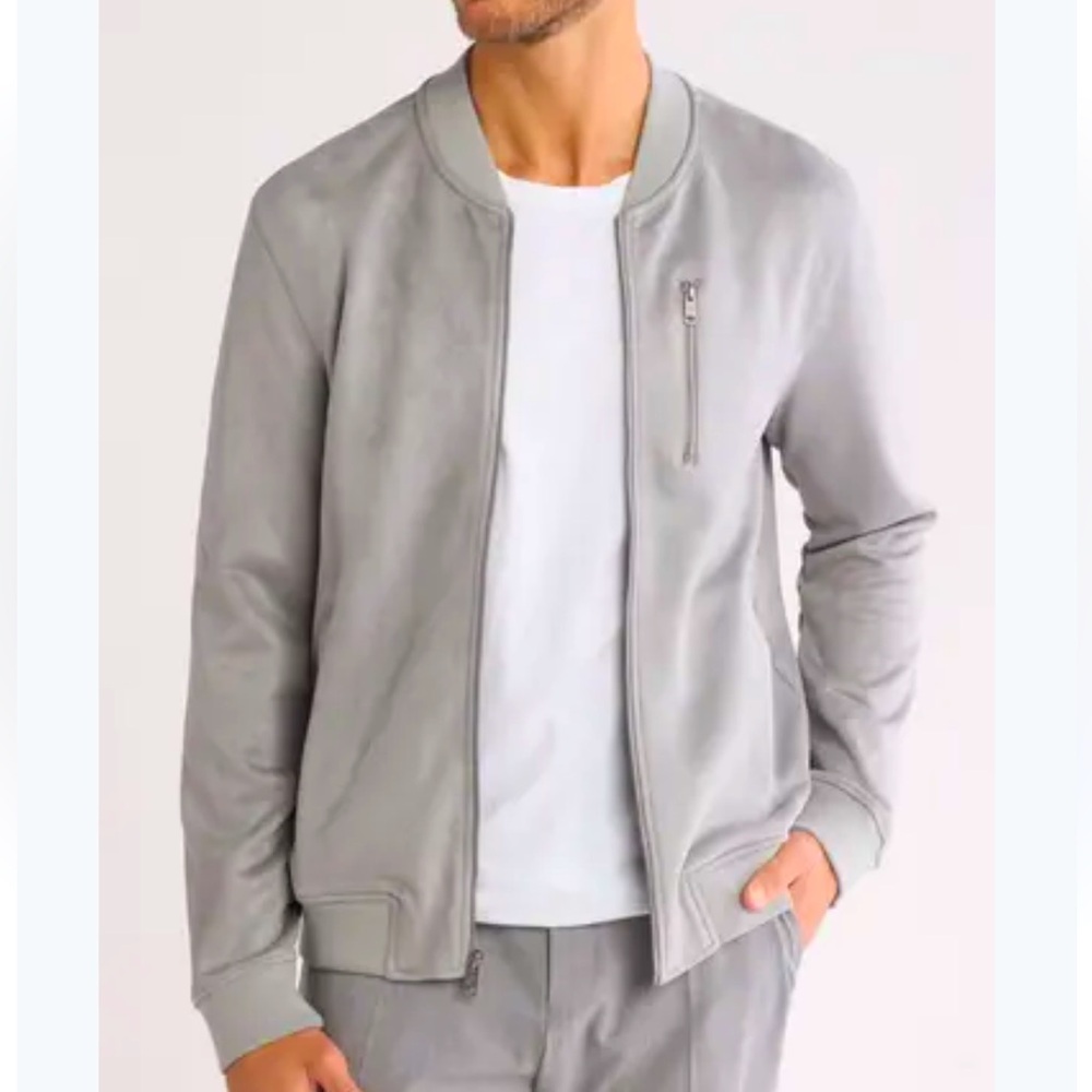 Ben Sherman Gray Bomber Jacket